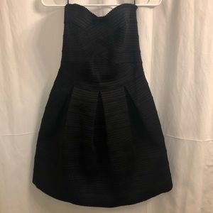 Black Strapless Dress